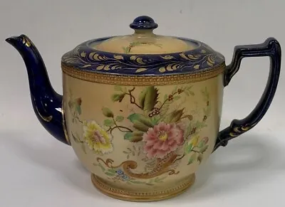 Buy Vintage Carlton Ware Stoke On Trent Porcelain Teapot Stamp W&R Blue Crown • 165.43£