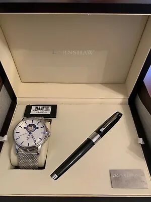 Buy Brand New Earnshaw Beagle Swiss Made Watch And Pen Set New In Box ES-0037-44 • 336.26£