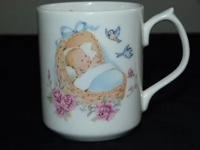 Buy Vintage Ashley Down New Baby Congratulation Cup Fine Bone China  Made In England • 23£