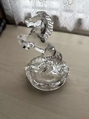 Buy RCR Royal Crystal Rock Lead Crystal Rearing Horse Figurine Paperweight Ornament • 7.50£