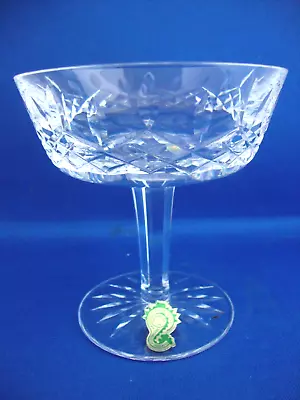 Buy Waterford Crystal Lismore Cut Pattern Champagne Saucer Glass - Signed & Sticker • 19.95£