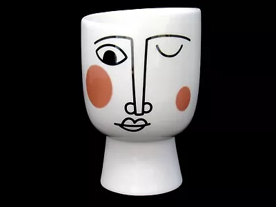 Buy Unusual Italian Ceramic Picasso Inspired Bitossi Style Face Vase • 29.99£