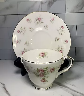 Buy DUCHESS Fine Bone China June Bouquet Breakfast Tea Cup (Larger Size) And Saucer • 15.09£