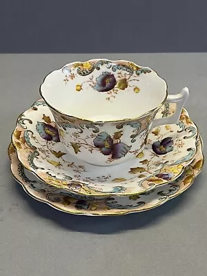 Buy Antique Tea Cup Trio Vibrant Colour Good Condition • 28.99£