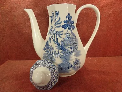 Buy * Royal Staffordshire J G Meakin   Willow   2.5  Pint Coffee Pot- Free Uk Post • 21.99£