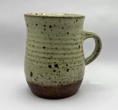 Buy New Hand Made Studio Pottery Stoneware Curvy Mug 4  • 9.99£