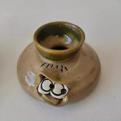 Buy Pretty Ugly Pottery Wales Vintage Collectable Candleholder With Stamp Ugly Mug • 8£