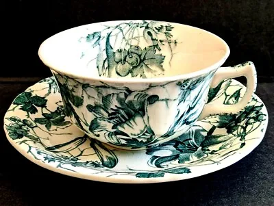 Buy Alfred Meakin Bourbon Lily China Tea Cup &Saucer England Hand Engraved Pattern • 23.09£