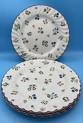 Buy Vintage Set Of 4 Johnson Brothers Sweetbriar Fruit Design Dinner Plates 10” • 16.99£