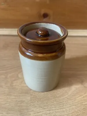 Buy Small Vintage Pearsons Of Chesterfield Stoneware Storage Pot Jar With Lid • 11.99£
