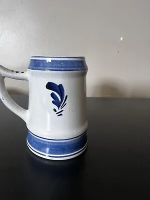 Buy DELFTWARE HANDWERK HOLLAND Blue Porcelain Mug By Elesva Windmills Sail Boat • 7.57£
