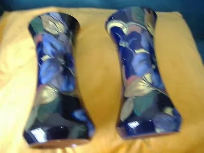 Buy Pair Matching Vases,royal Stanley Ware Jacobean Made In England, Excellent Cond • 8£