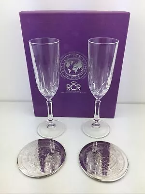 Buy Royal Rock 24% Lead Crystal From Tuscany Millennium Vintage Glass Gift Set. New. • 15.99£