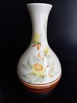 Buy Guernsey Pottery Vase From Le MOULIN Huet. Vintage. 14cm Tall. • 6.50£