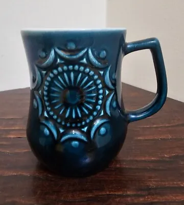 Buy Holkham Blue Pottery Mug Glazed Tea Coffee Cup • 14.95£
