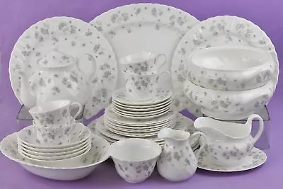 Buy Wedgwood Bone China Dinner Set Bundle April Flowers Plates Cups Jugs Pot Dishes • 89.99£