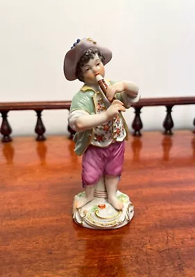 Buy Very Attractive Meissen German Porcelain Figure Of A Boy • 36£