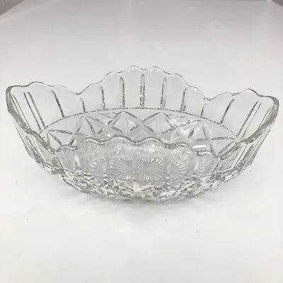 Buy Vintage Cut Glass Trifle Bowl • 14.99£