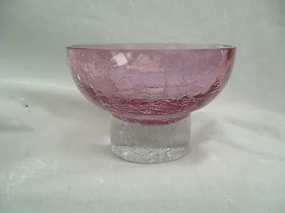 Buy Pink Crackle Dish / Bowl / Candy Dish • 10£