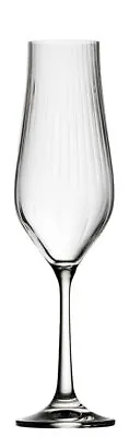 Buy Tulipa Optic Flute Champagne Wine Glassware 8oz (23cl) Pack Of 6 Made In Europe • 32.89£