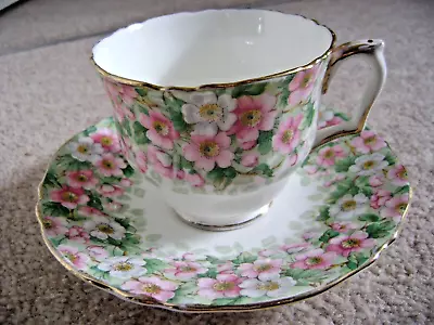 Buy Crown Staffordshire Porcelain English China, Tea Cup And Saucer Set ,MAYTIME • 10£