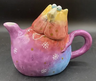 Buy Rainbow Cat Teapot, Studio Designworks Ceramic Joy Cats Tea Pot • 21.74£