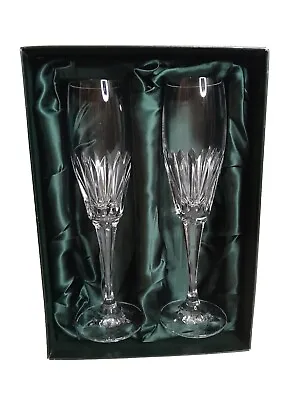 Buy Thomas Webb Crystal Champagne Flutes Glasses • 29.99£