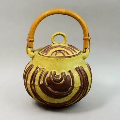 Buy Bernard Rooke Studio Art Pottery Signed Biscuit Barrel • 44£
