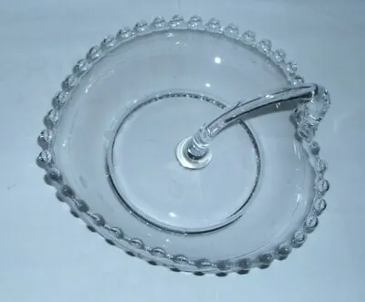 Buy Vintage Glassware Candlewick Imperial Glass CO. Hart Bowl With Handle Dish 6  • 9.60£