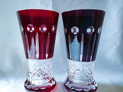 Buy Czech Bohemian Crystal Glass Handmade - Water, Juice Glass- 2 Pcs, Mix • 28.81£