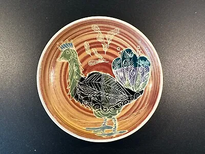 Buy Vintage Jo Lester Seaview Isle Of Wight Pottery Sgraffito Pin Dish Turkey Crown • 20£