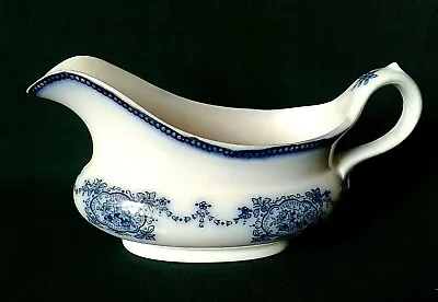 Buy Maling Cetem Ware Lesbury Gravy Boat Antique Semi Porcelain Sauce Jug In Blue • 129.95£