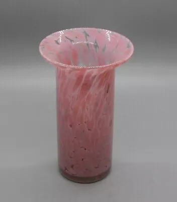 Buy Mdina Pink Glass Vase 5” Signed Stunning Item • 16.99£