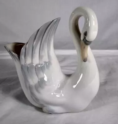Buy NAO Lladro Swan Figurine Vase - VGC • 30£