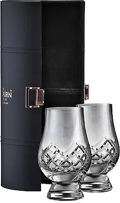 Buy The Glencairn Whisky Glass Premium Cut, Set Of 2 In Travel Case • 60£