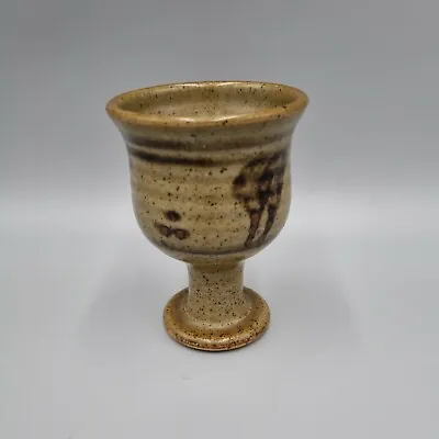 Buy Bryan & Julia Newman, Aller Studio Pottery Small Goblet. Very Good Condition. • 12£