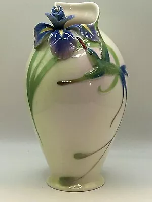 Buy Franz Porcelain Hummingbird Vase • 25£