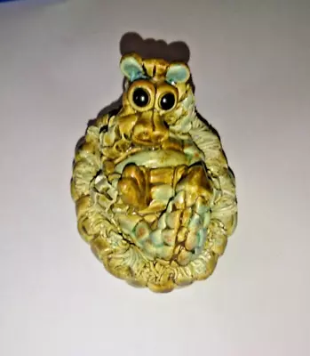 Buy Vintage Yare Pottery - Baby Welsh Dragon In Nest Figure. • 49.99£