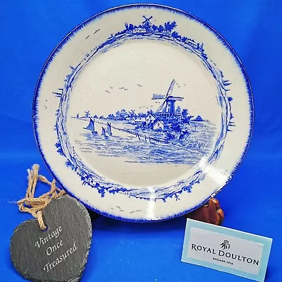 Buy Antique Royal Doulton NORFOLK * Large WALL / CABINET PLATE (11 ) Dated 1918 GC • 10.91£