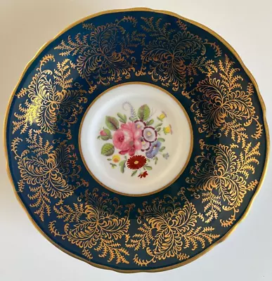 Buy Paragon Fine Bone China Cobalt Blue And Gold Intricate Pattern Saucer 5.5  D • 38.55£