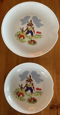 Buy KAISER Germany Bunny Rabbit Eggs Plate Bowl Set Porcelain Child’s DEKOR 826A NEW • 45.47£