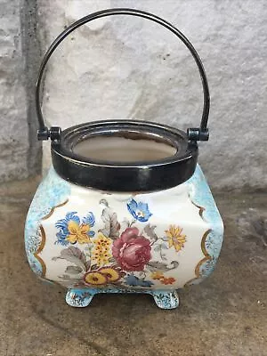 Buy Alice Blue Yeoman Lancaster & Sandland English Ware Vintage Ceramic Pot England • 23.85£