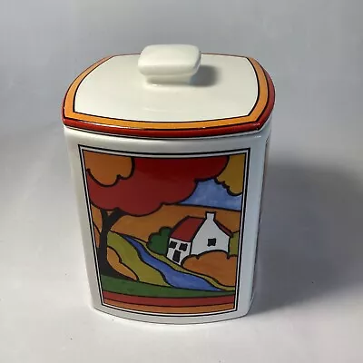 Buy Vintage Past Times Storage Jar Canister With Lid Clarice Cliff Style Inspired • 7.99£
