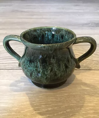 Buy Vintage Fosters Studio Cornwall Pottery Double Handled Pot HoneyComb Glaze. • 12£