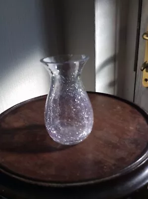 Buy Crackle Glass Vase  5 X 2.3/4Inches • 16£