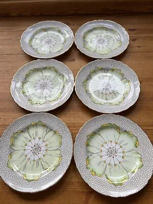 Buy Set Of 6 Royal Tuscan Bone China Side Plates Lotus Flower Yellow Perfect • 30£