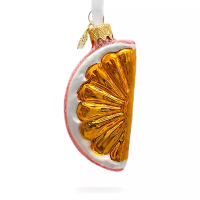 Buy Orange Slice Glass Christmas Ornament • 7.38£
