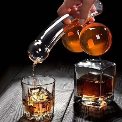 Buy Funny Creative Penis Glass Decanter Whiskey Decanter Funny Gift For Your Love  • 13.98£