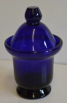Buy Vintage Lidded Blue Pot With Lid • 8.99£