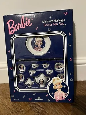 Buy Barbie Doll Miniature China Tea Set Chilton Toys 1996 • 14.99£